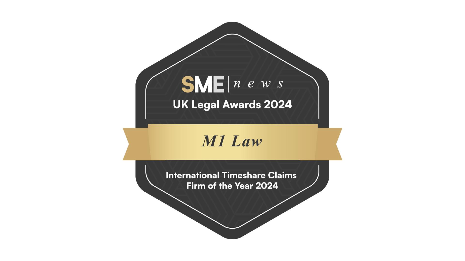 M1 Law wins International Timeshare Claims Firm of the Year 2024